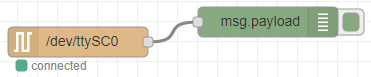 Serial Node to Debug Node